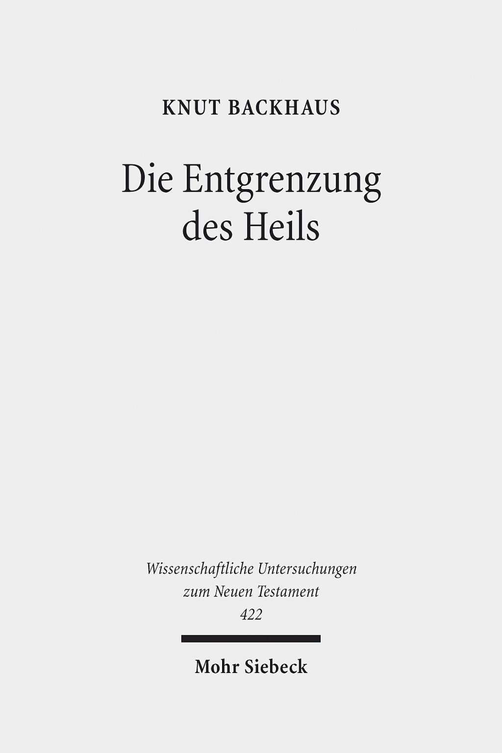 Die Entgrenzung des Heils