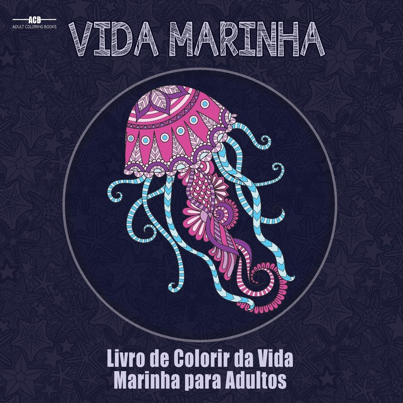 Livro de Colorir da Vida Marinha para Adultos