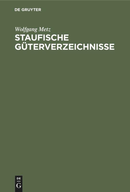 Staufische Güterverzeichnisse