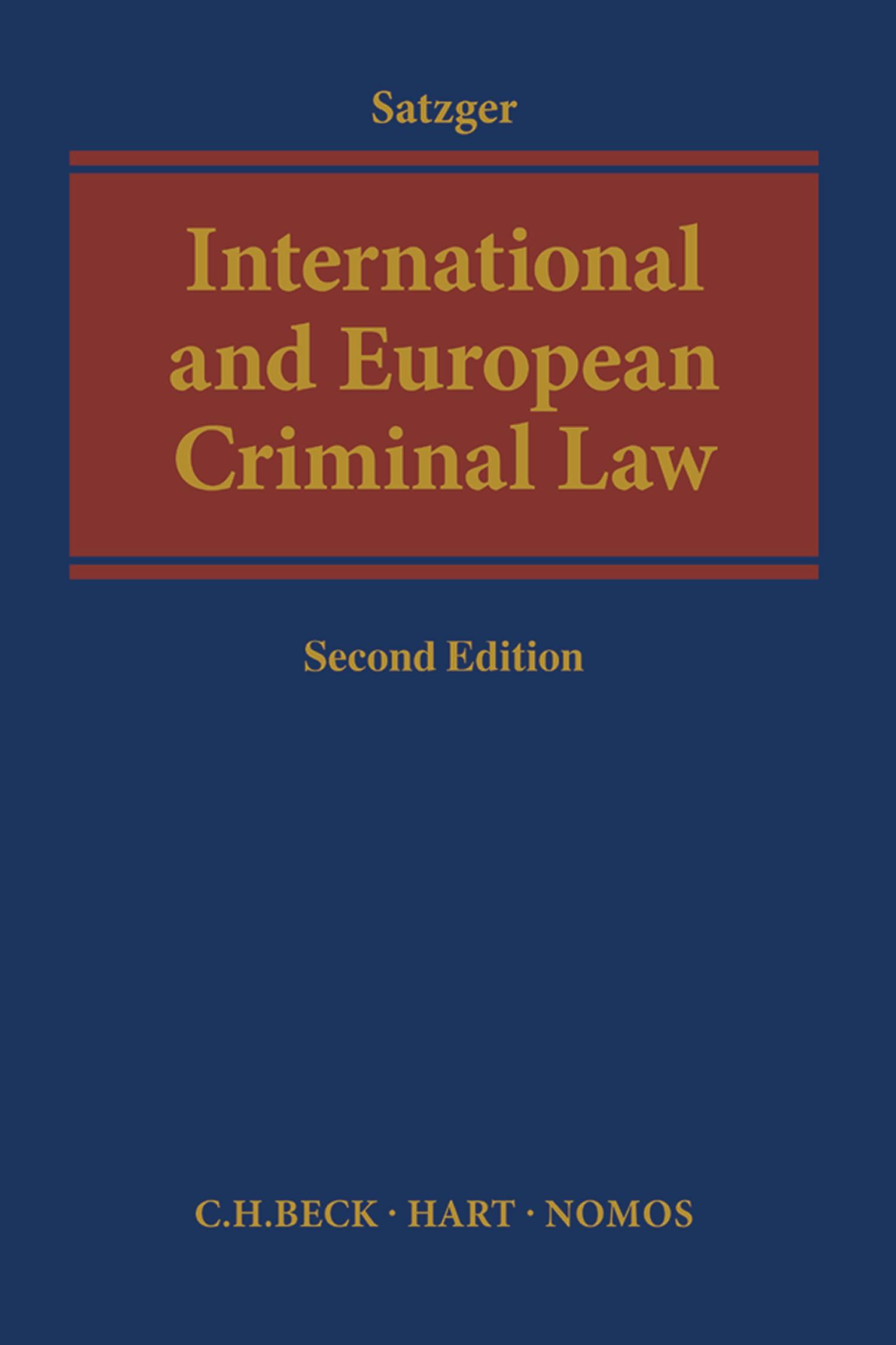 International and European Criminal Law