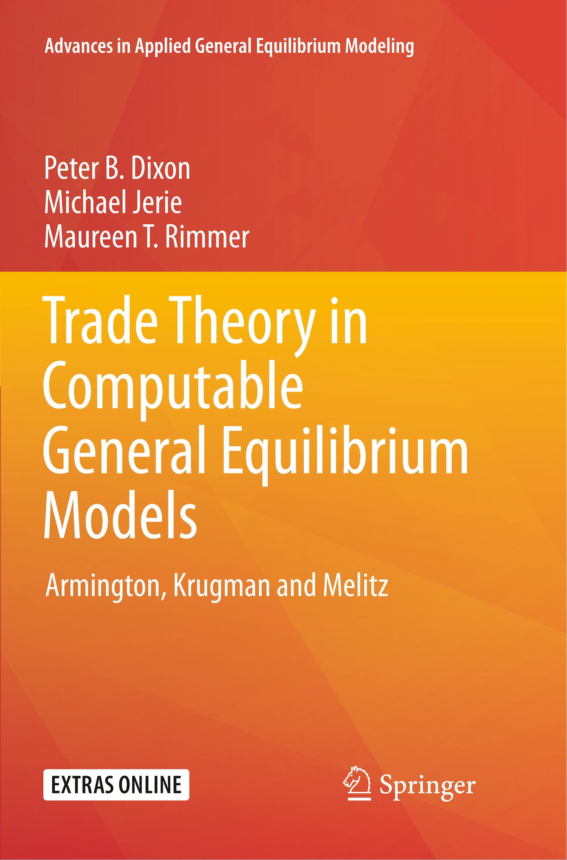 Trade Theory in Computable General Equilibrium Models