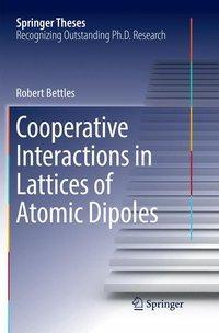 Cooperative Interactions in Lattices of Atomic Dipoles