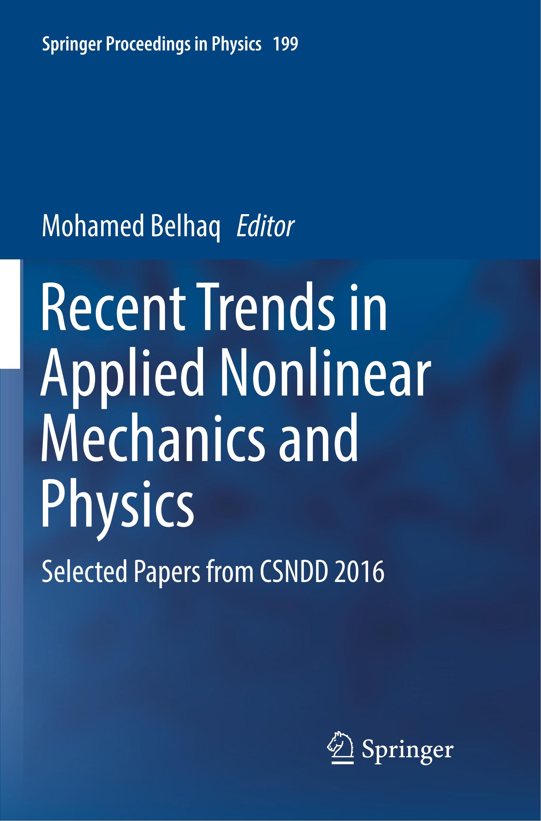 Recent Trends in Applied Nonlinear Mechanics and Physics