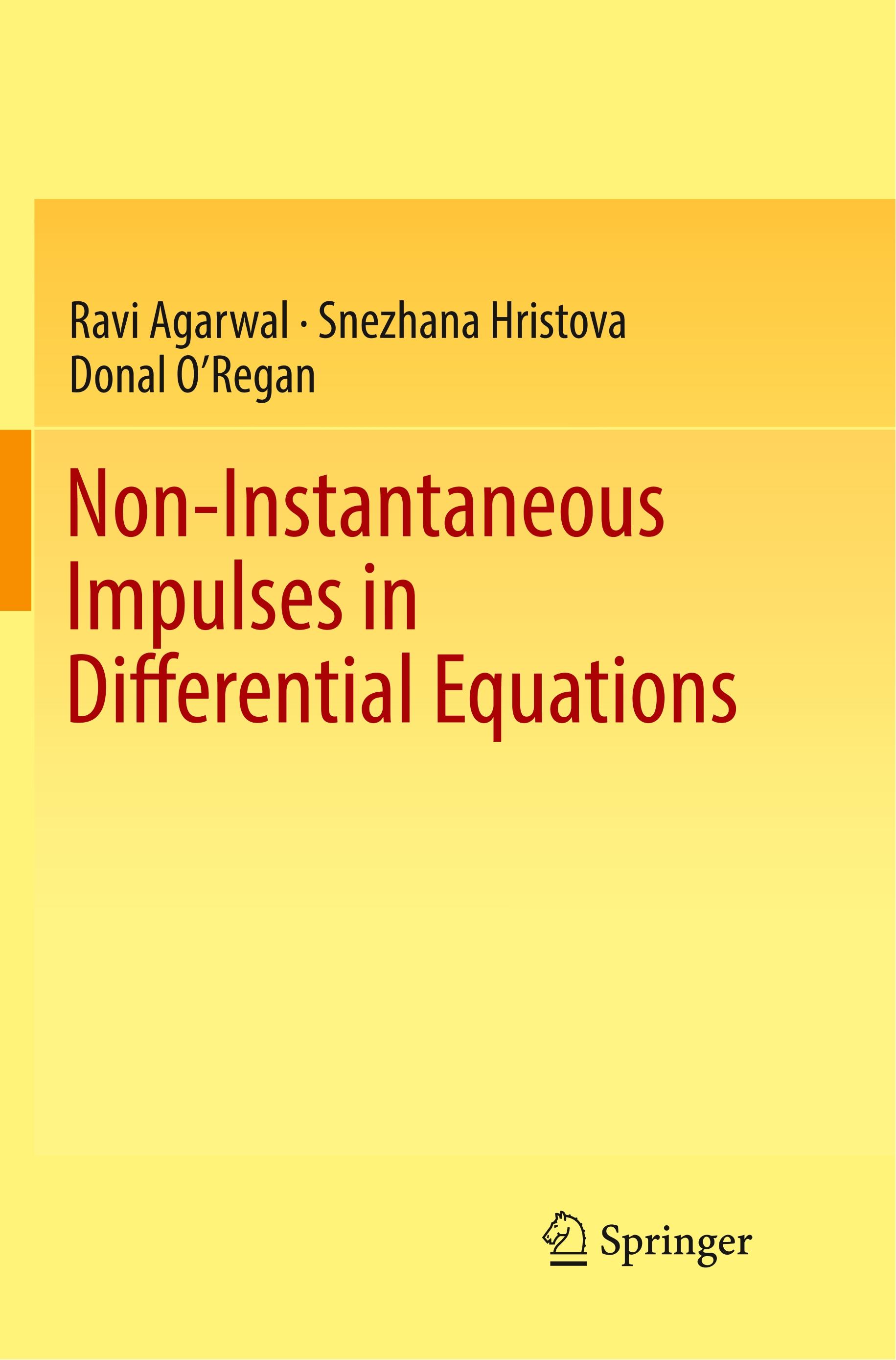 Non-Instantaneous Impulses in Differential Equations