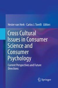 Cross Cultural Issues in Consumer Science and Consumer Psychology