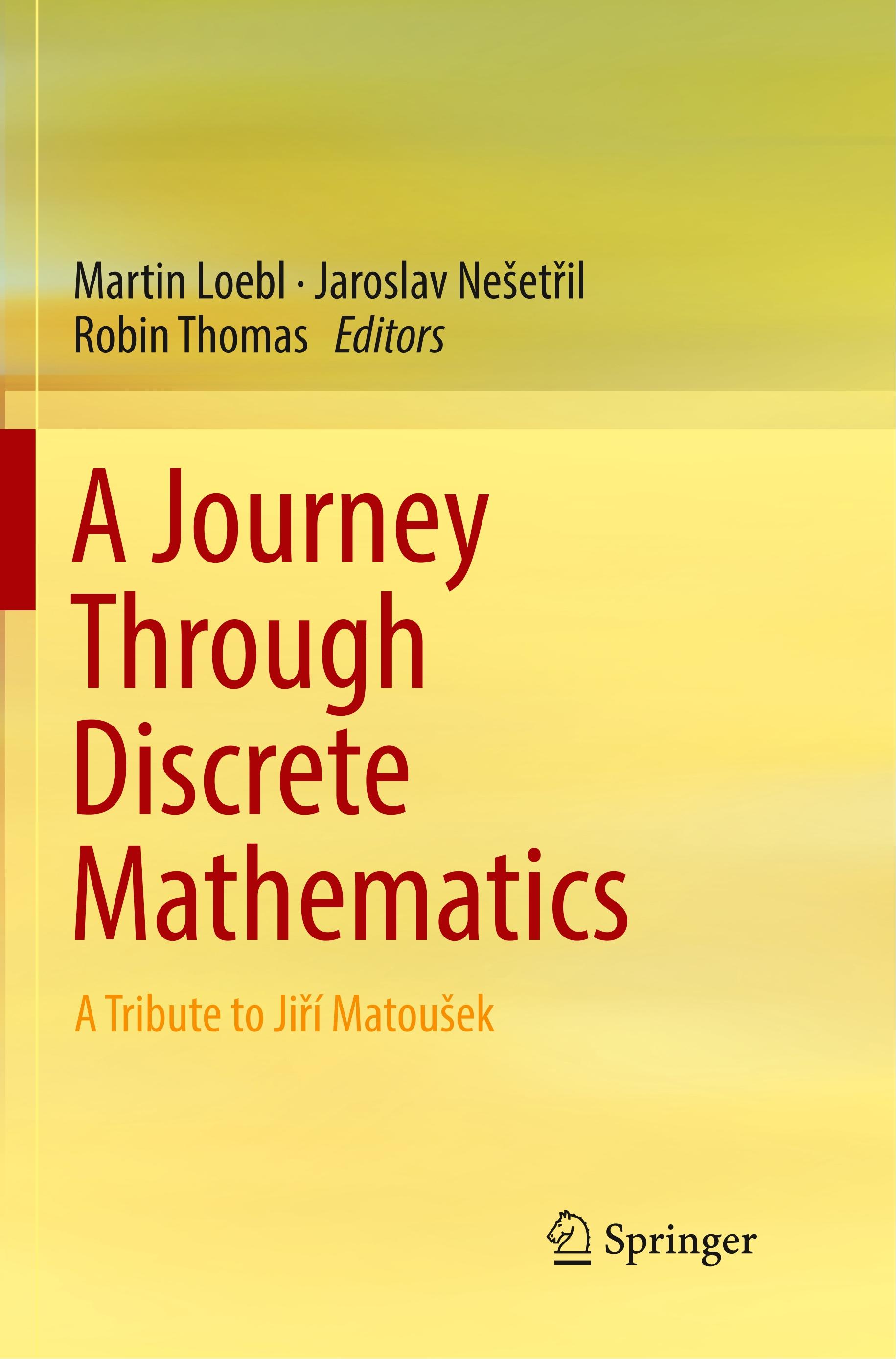 A Journey Through Discrete Mathematics