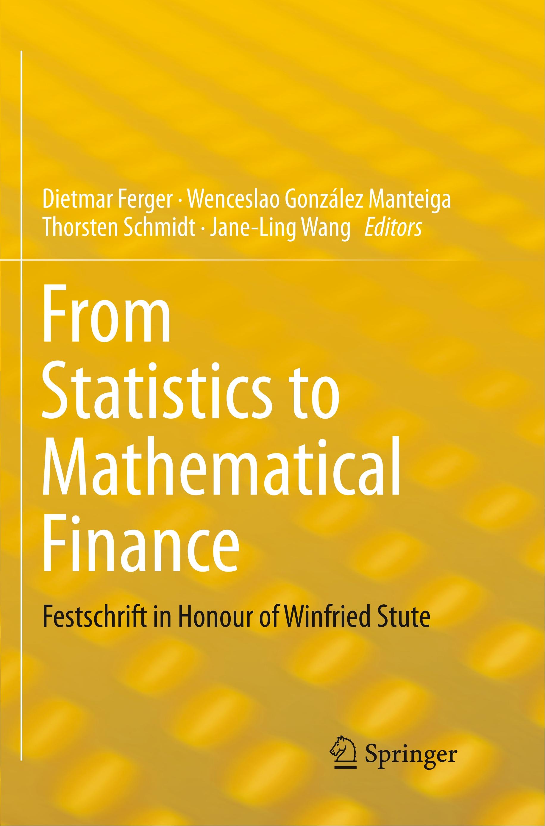 From Statistics to Mathematical Finance