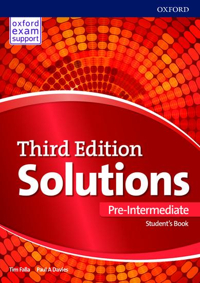 Solutions: Pre-Intermediate: Student's Book