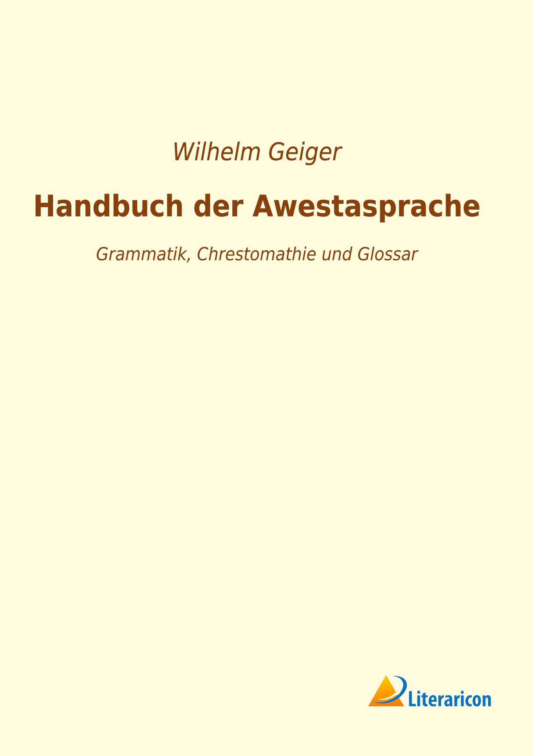 Handbuch der Awestasprache