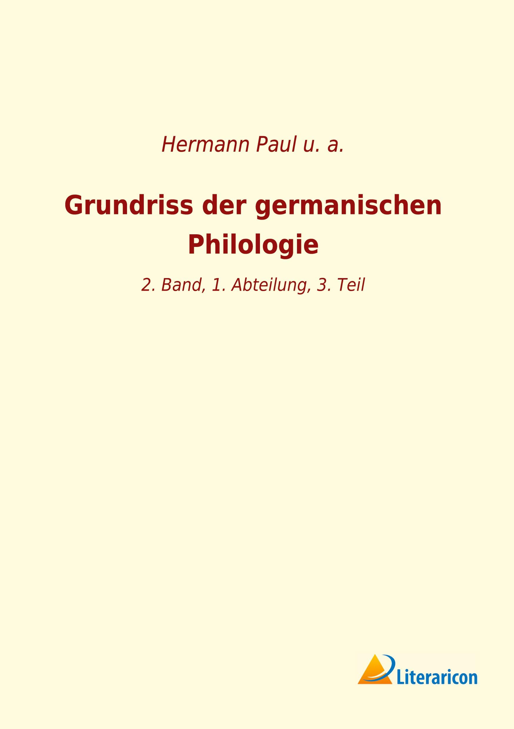 Grundriss der germanischen Philologie