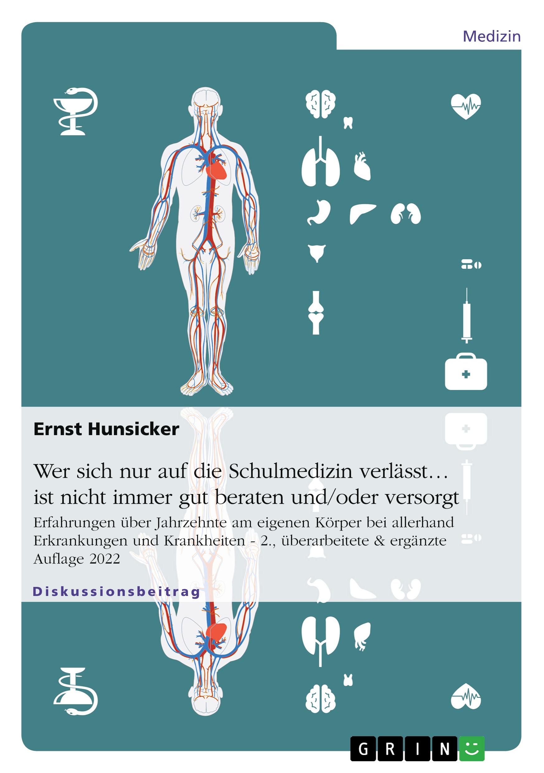 Wer sich nur auf die Schulmedizin verlässt¿ ist nicht immer gut beraten und/oder versorgt