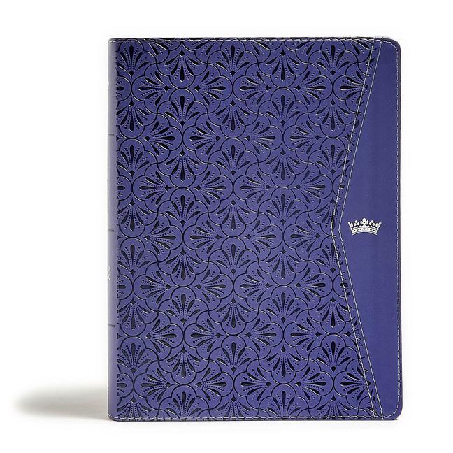 CSB Tony Evans Study Bible, Purple Leathertouch, Indexed