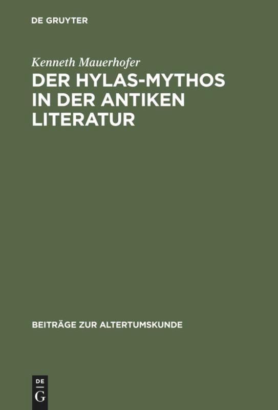 Der Hylas-Mythos in der antiken Literatur