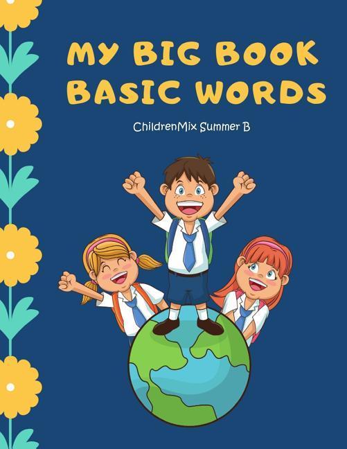 My Big Book Basic Words: High frequency words flash cards activity kids books. Learning to read ABC, Sight Word, Fruit, Number, Shape, Toys gam