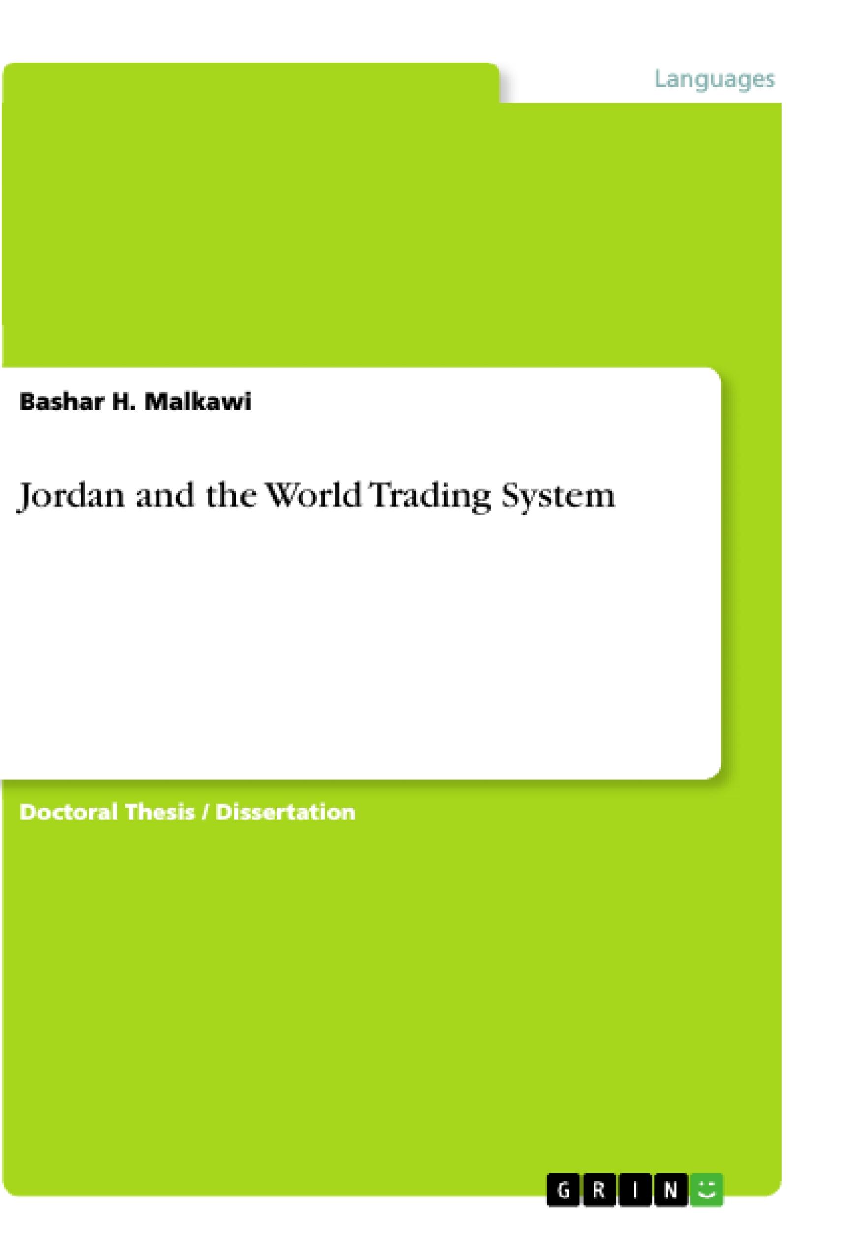 Jordan and the World Trading System