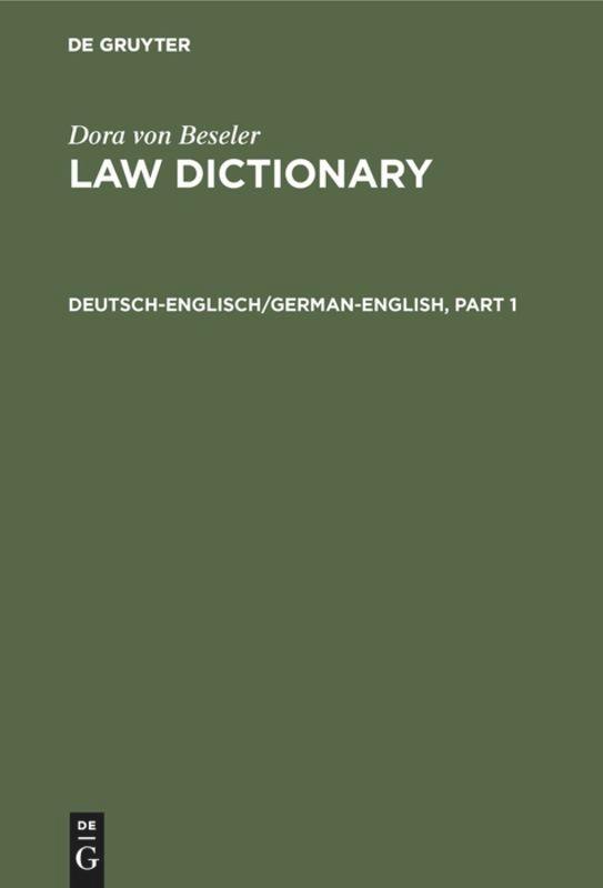 Deutsch-Englisch/German-English