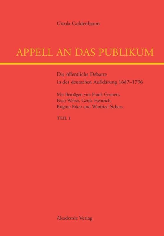 Appell an das Publikum