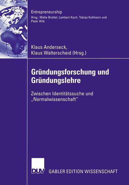 Gründungsforschung und Gründungslehre