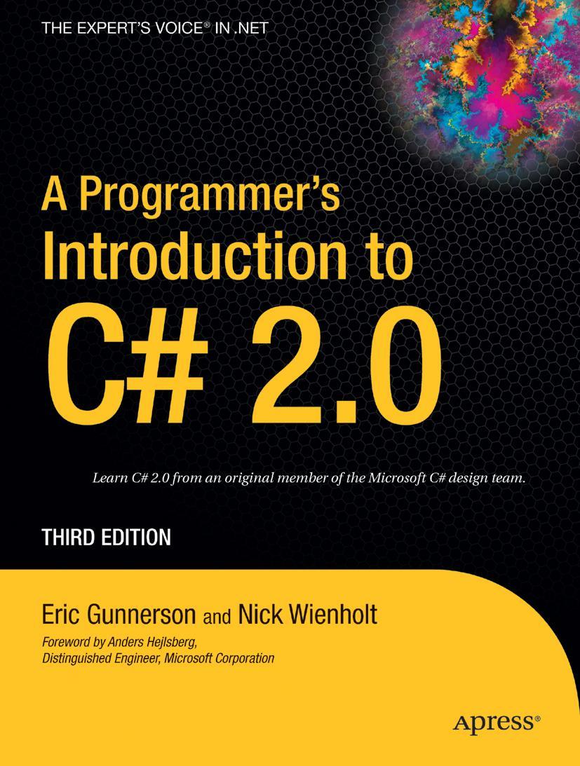 A Programmer's Introduction to C# 2.0