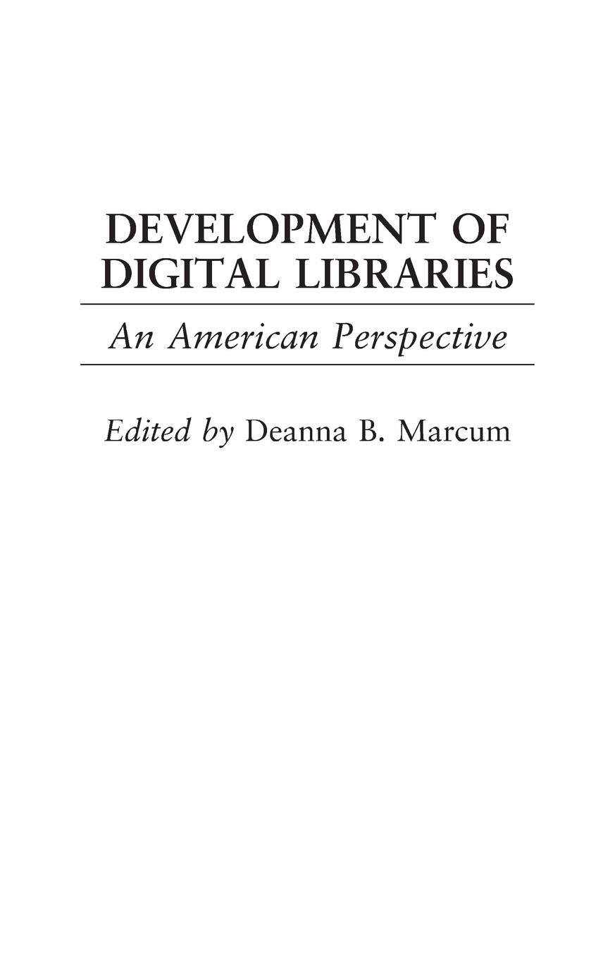 Development of Digital Libraries