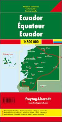 Ecuador, Autokarte 1:800.000