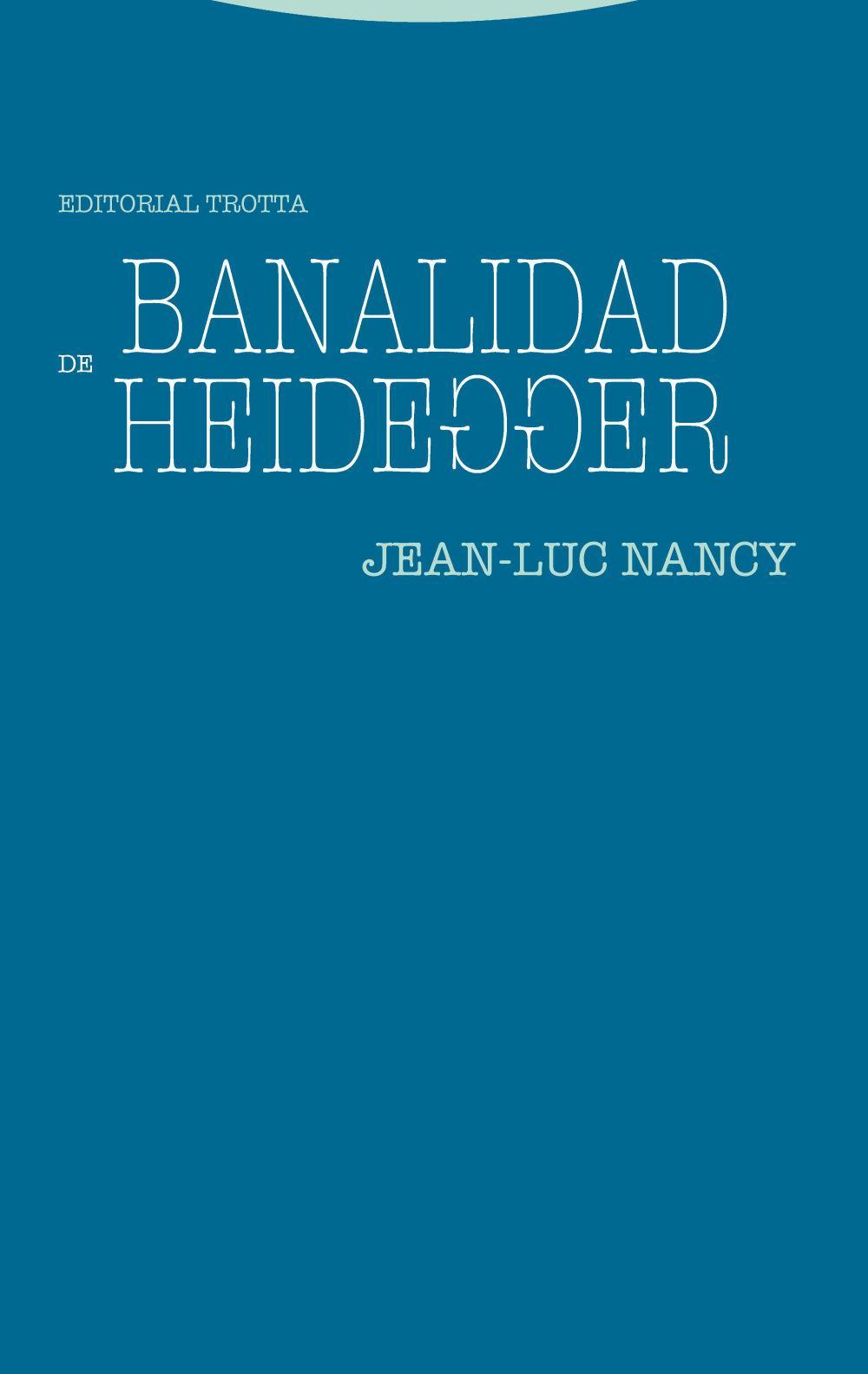 Banalidad de Heidegger