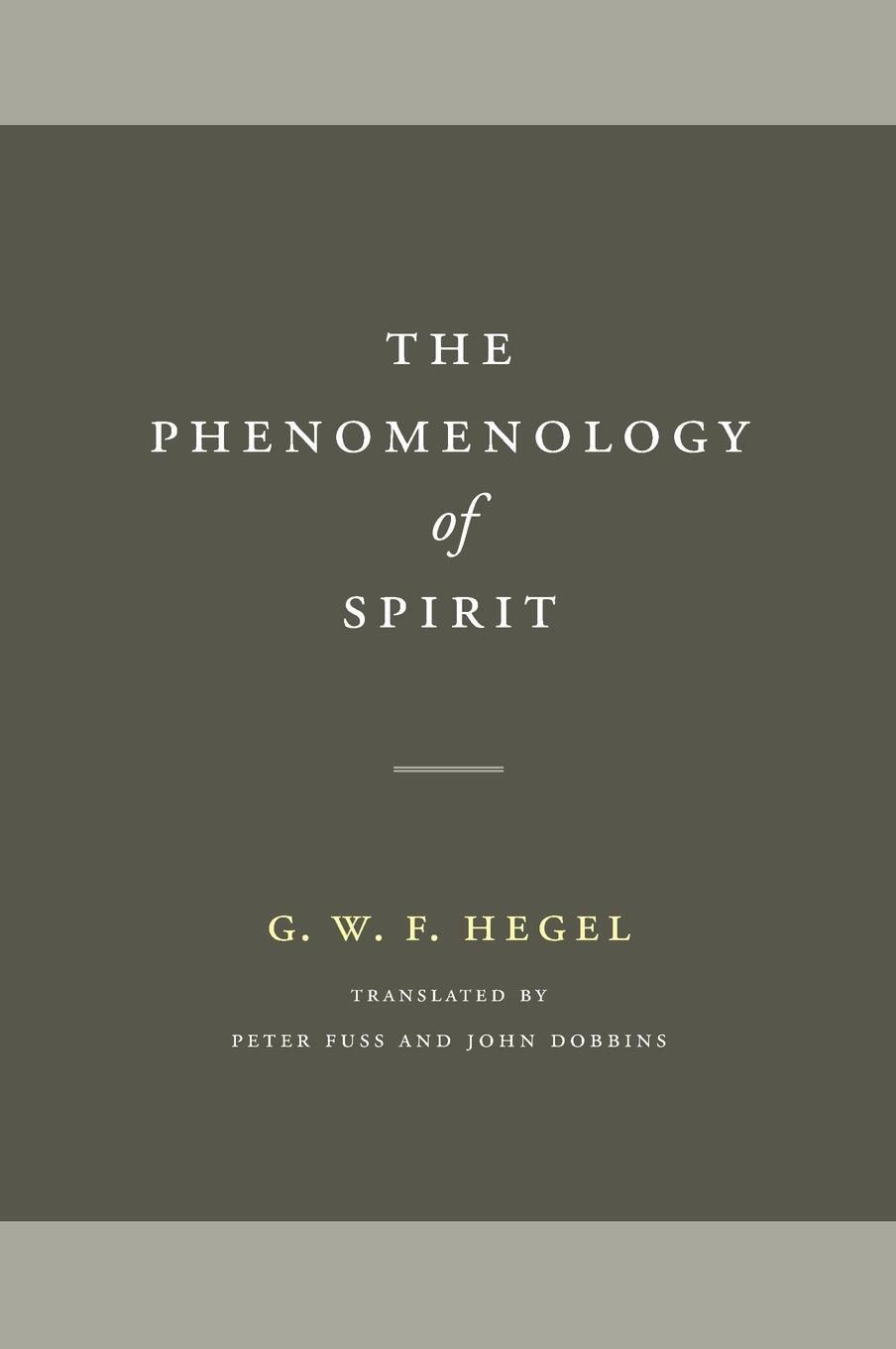 The Phenomenology of Spirit