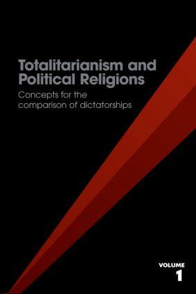 Totalitarianism and Political Religions, Volume 1