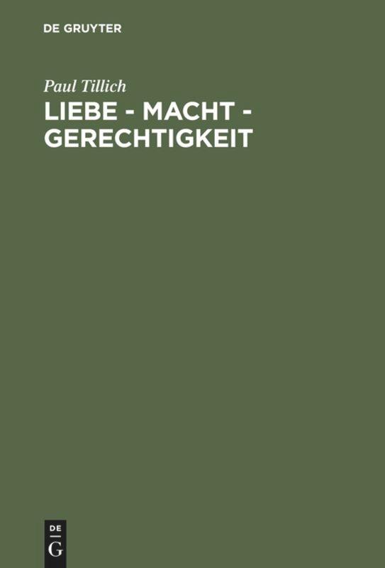 Liebe - Macht - Gerechtigkeit