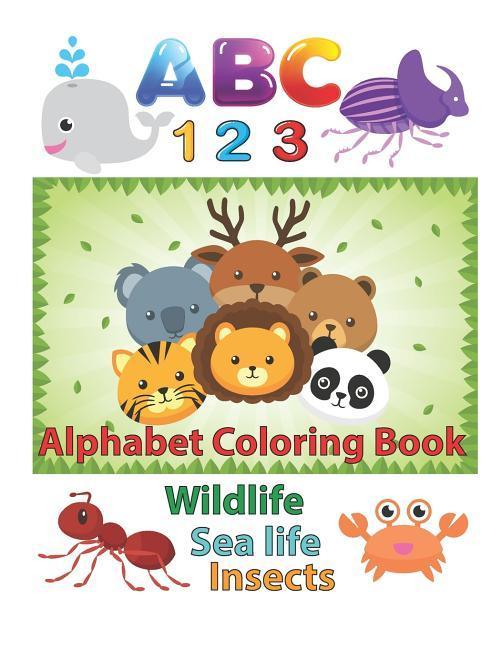 ABC 123 Alphabet Coloring Book