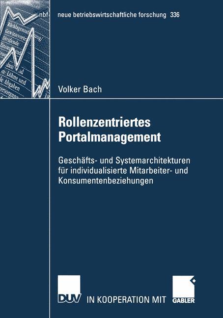 Rollenzentriertes Portalmanagement