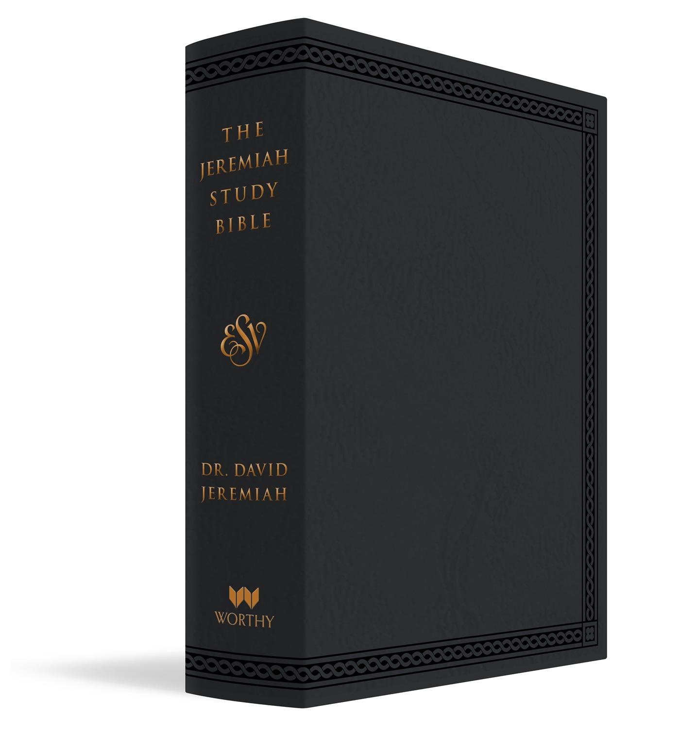 The Jeremiah Study Bible, Esv, Black Leatherluxe