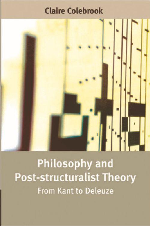 Philosophy and Post-Structuralist Theory