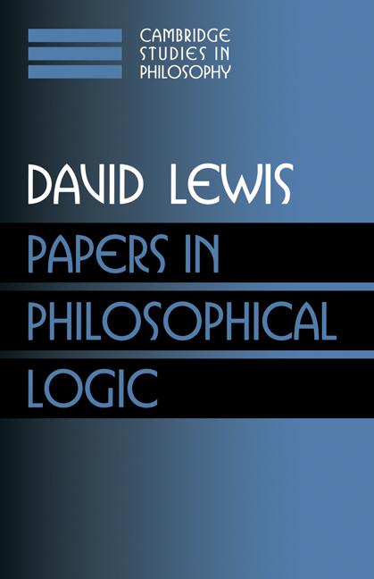 Papers in Philosophical Logic