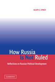 How Russia Is Not Ruled