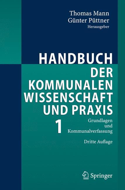 Handbuch der kommunalen Wissenschaft und Praxis