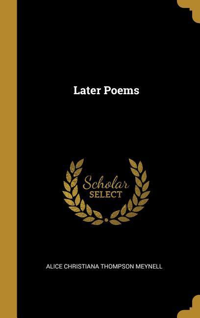 Later Poems