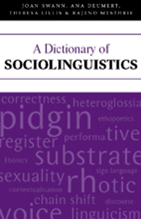 A Dictionary of Sociolinguistics