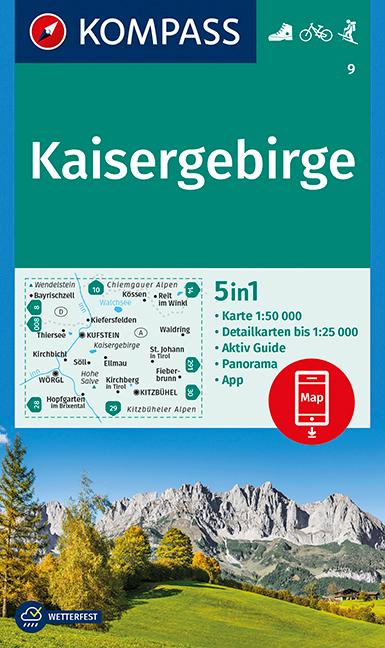 Kaisergebirge 1:50 000