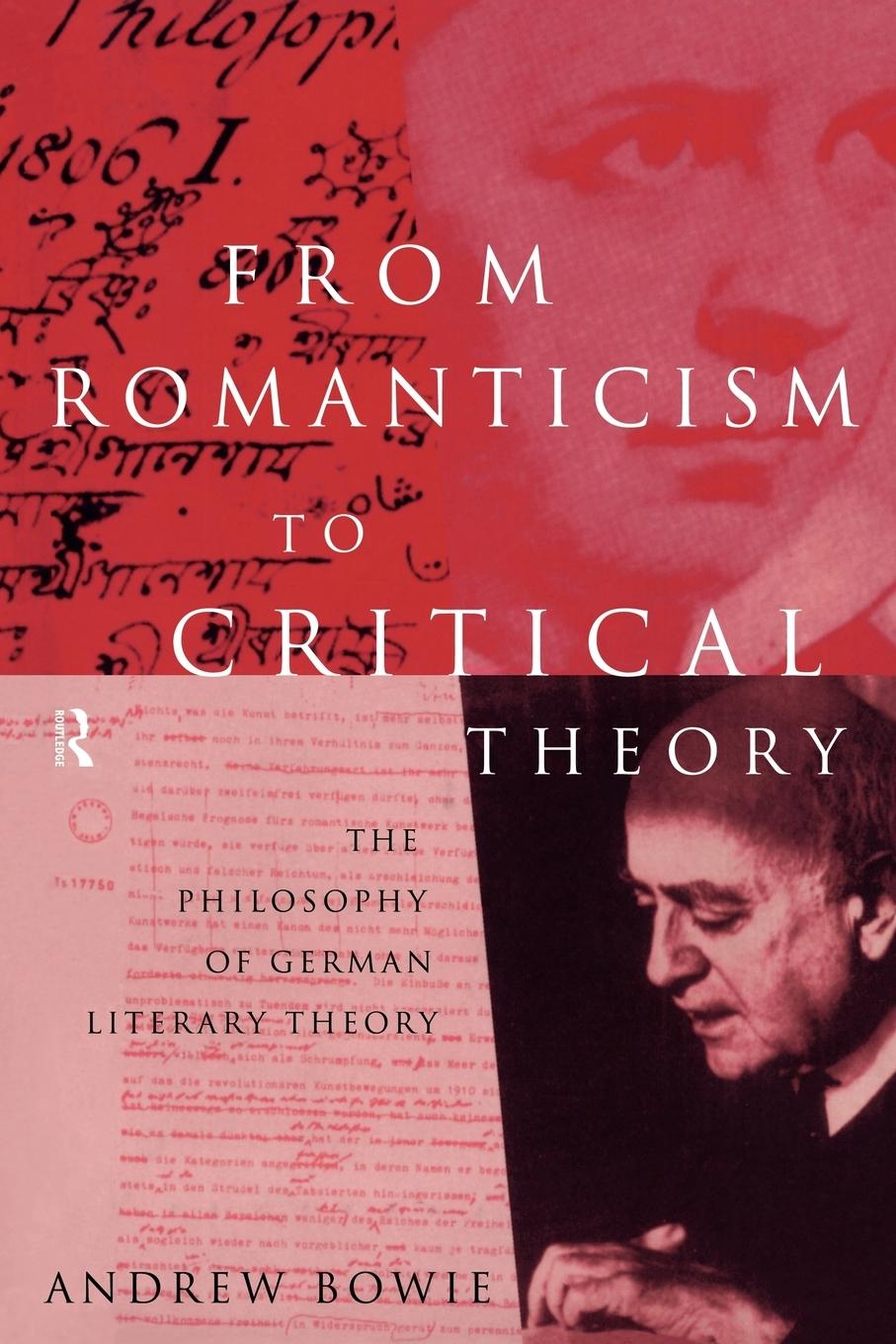 From Romanticism to Critical Theory