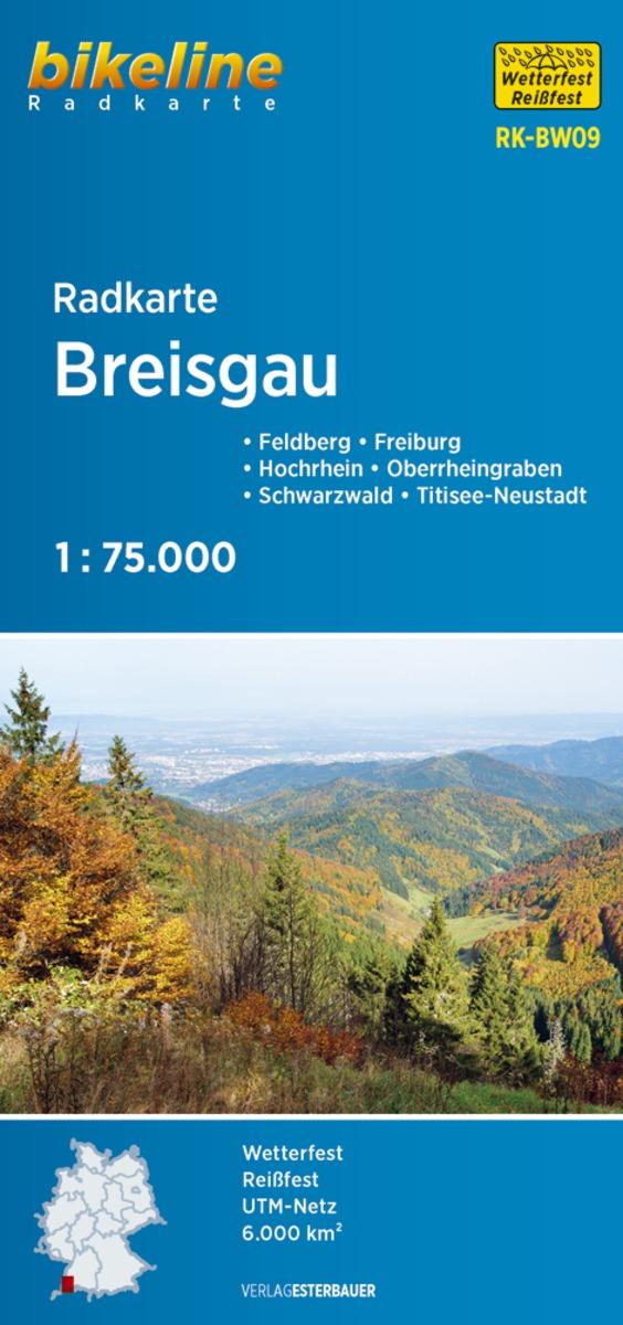 Radkarte Breisgau (RK-BW09) 1:75.000