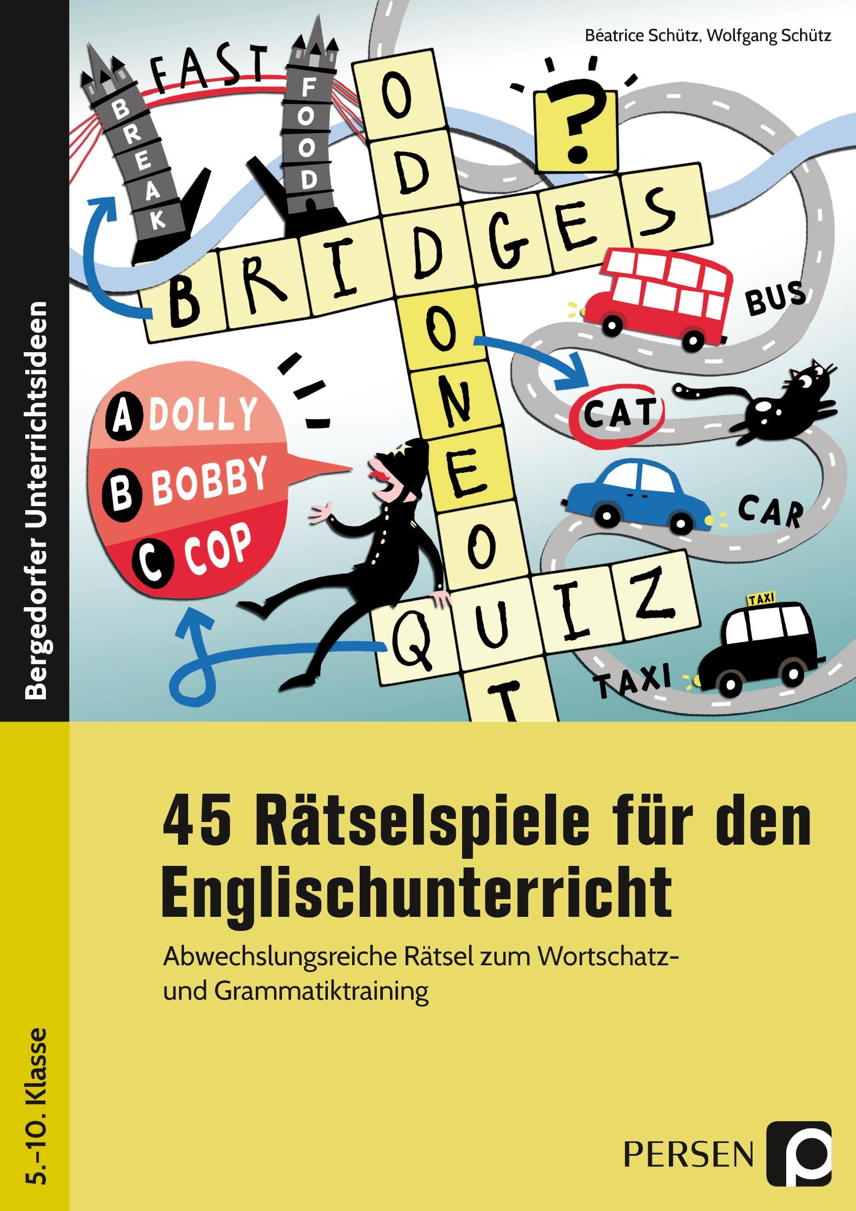 45 Rätselspiele für den Englischunterricht