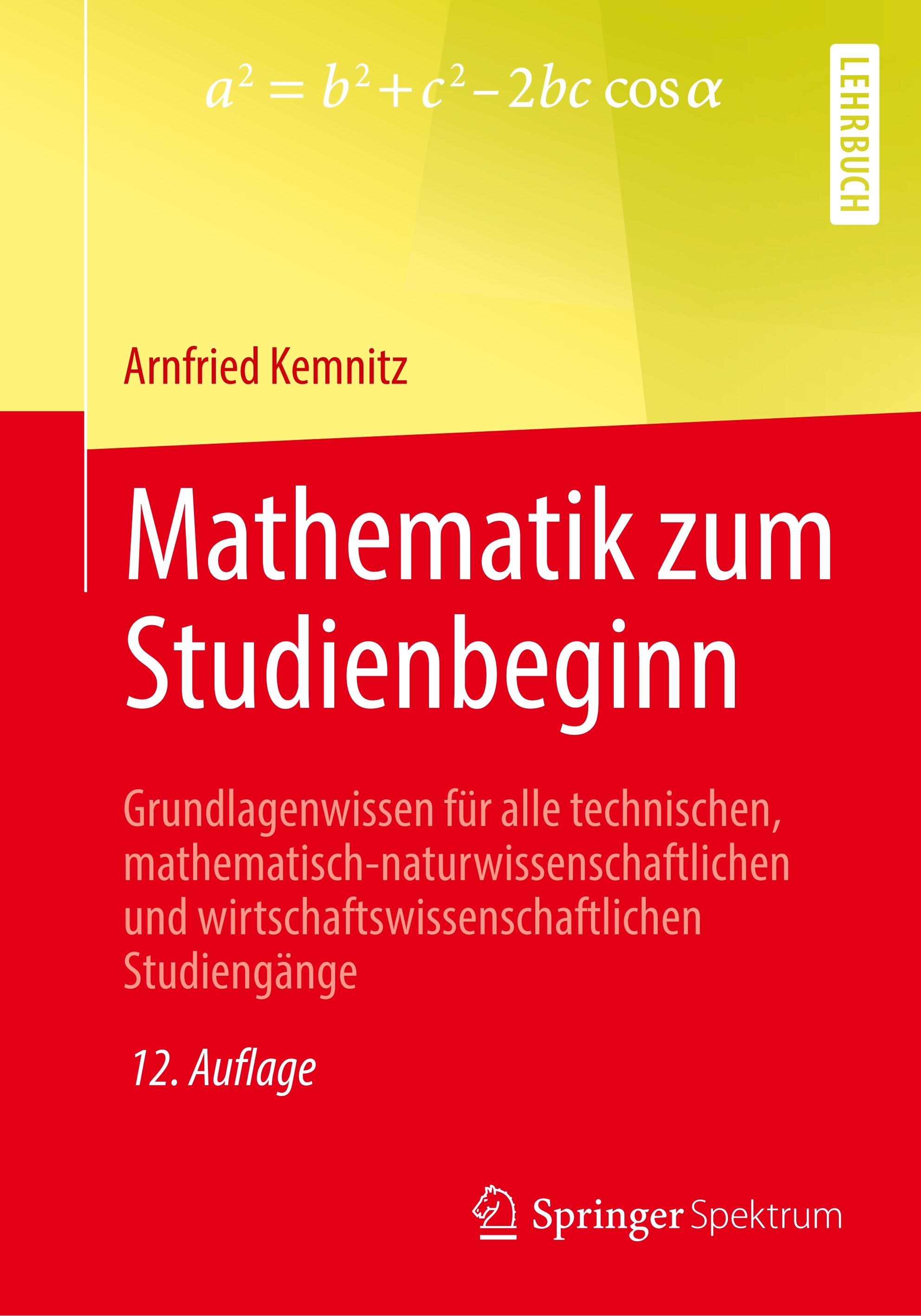 Mathematik zum Studienbeginn