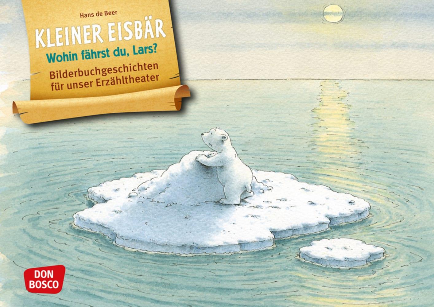 Kleiner Eisbär. Wohin fährst du, Lars? Kamishibai Bildkartenset.