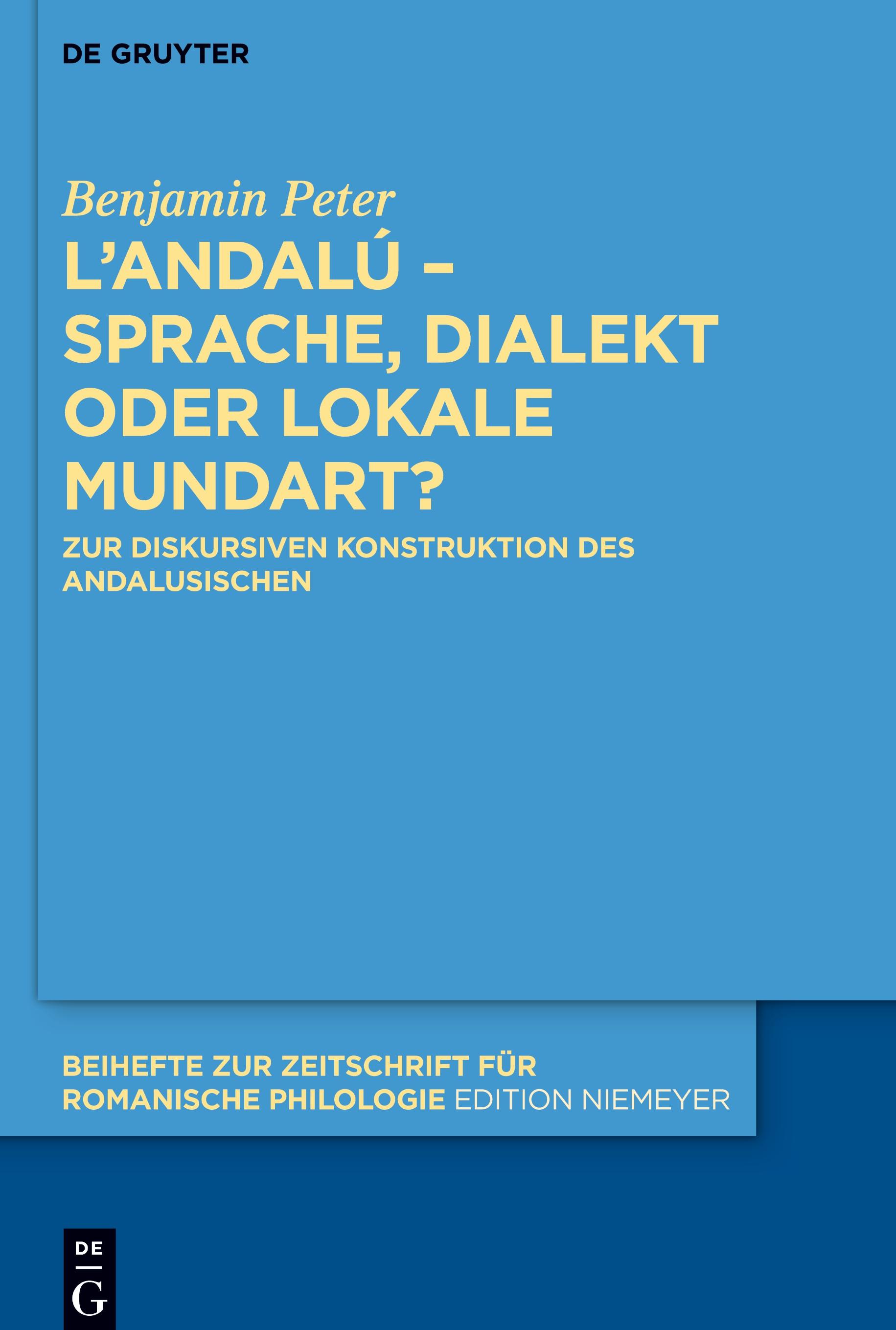 L¿andalú ¿ Sprache, Dialekt oder lokale Mundart?