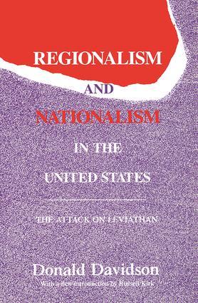 Regionalism and Nationalism in the United States