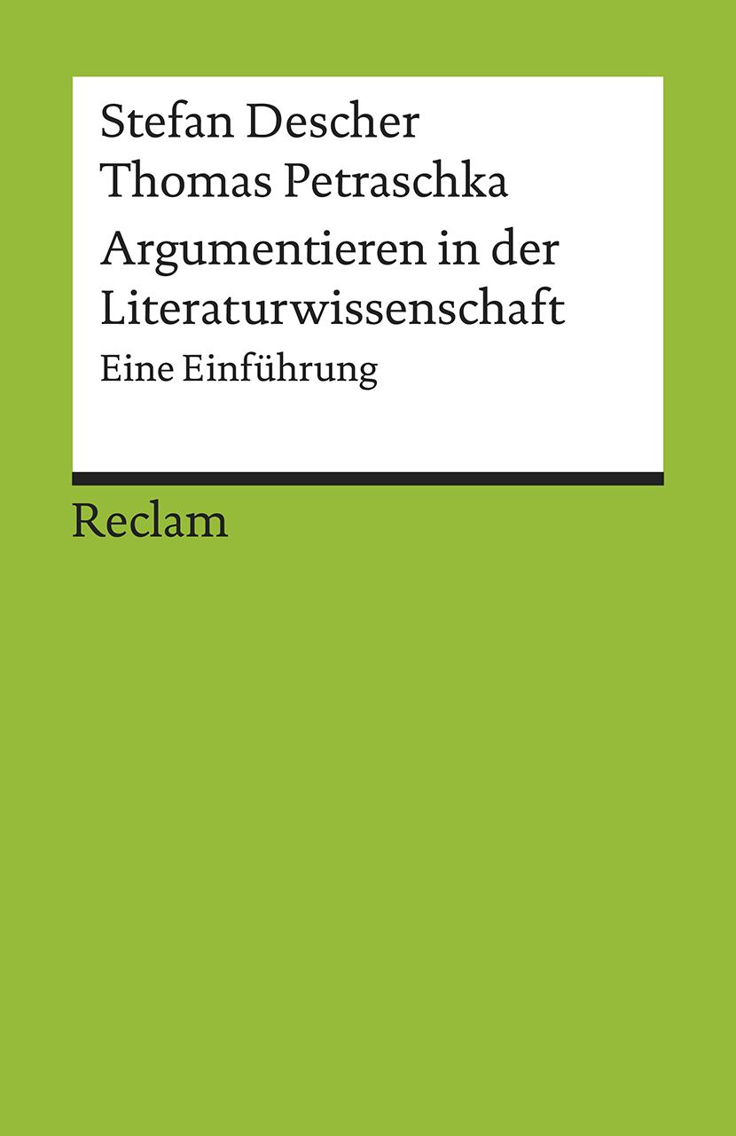 Argumentieren in der Literaturwissenschaft