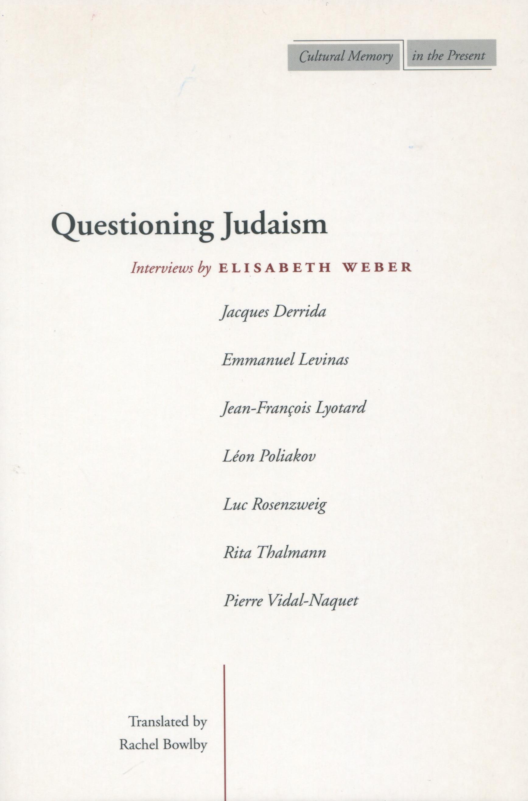 Questioning Judaism