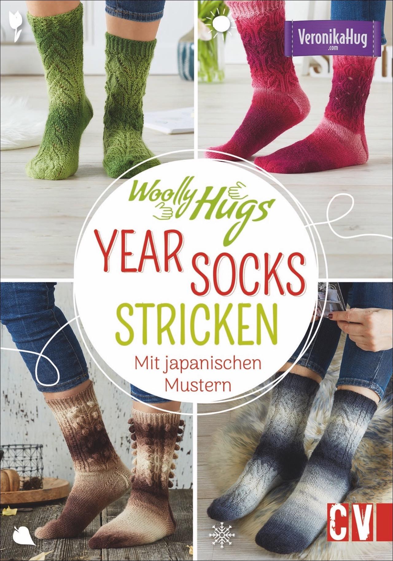 Woolly Hugs YEAR-Socks stricken