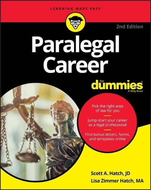 Paralegal Career For Dummies